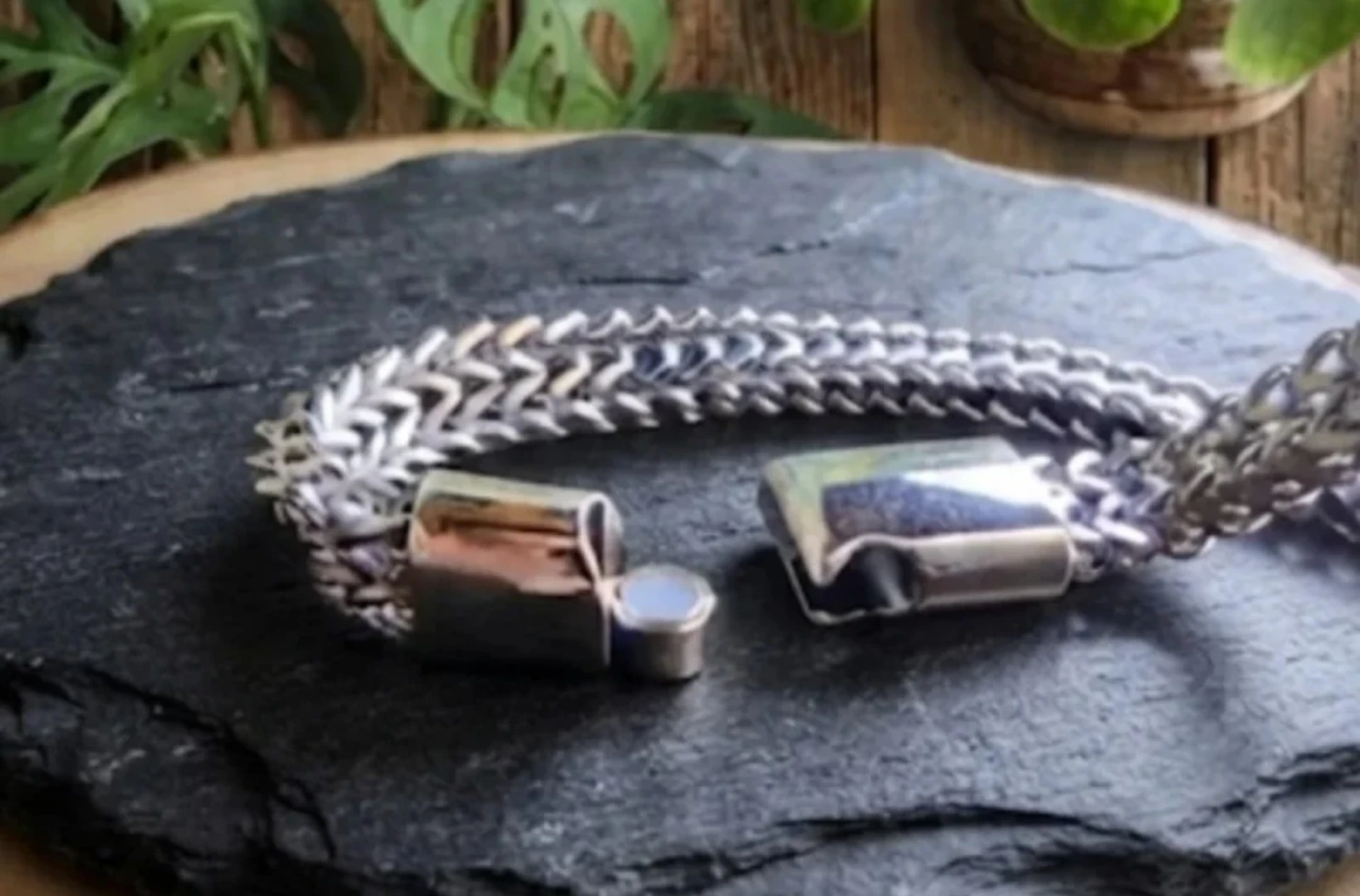 Pulseira de aço trançada – photo 3